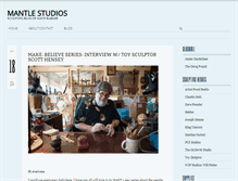 Tablet Screenshot of mantlestudios.com